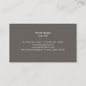 Classic Attorney Visitekaartje (Achterkant)