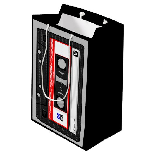CLASSIC AUDIO CASSETTEBANDJE 1980 MEDIUM CADEAUZAKJE (Achterkant Gekanteld)