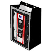 CLASSIC AUDIO CASSETTEBANDJE 1980 MEDIUM CADEAUZAKJE (Voorkant Gekanteld)