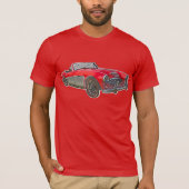 Classic Austin-Healey Abstract T-shirt (Voorkant)