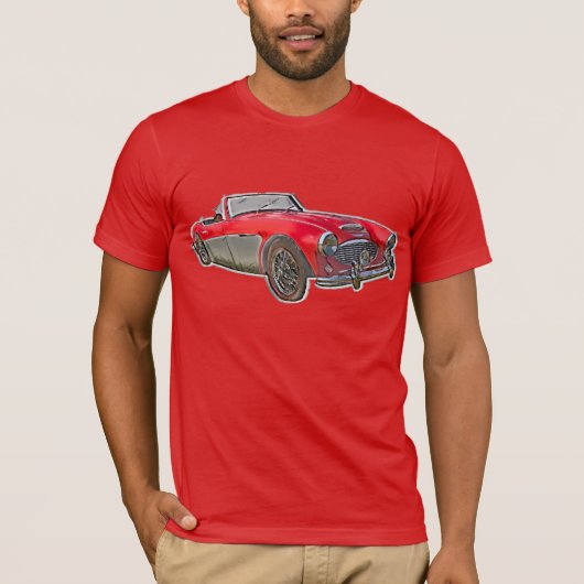 Classic Austin-Healey Abstract T-shirt (Voorkant)