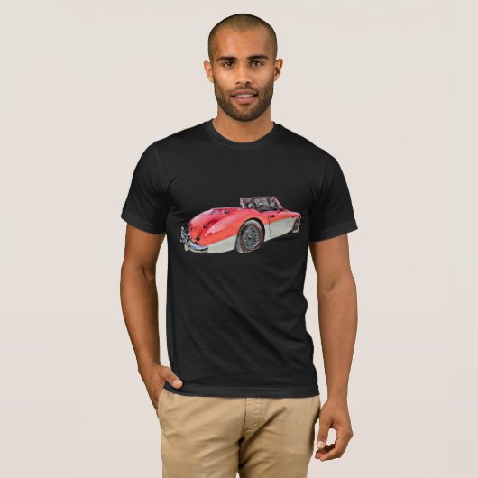 Classic Austin-Healey Abstract T-shirt (Voorkant volledig)