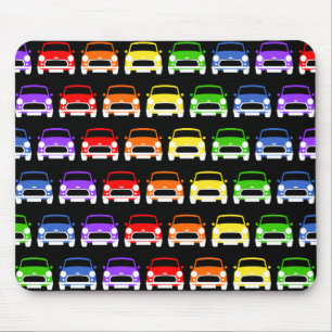 Classic Austin Mini Cooper Rainbow-Muismat Muismat