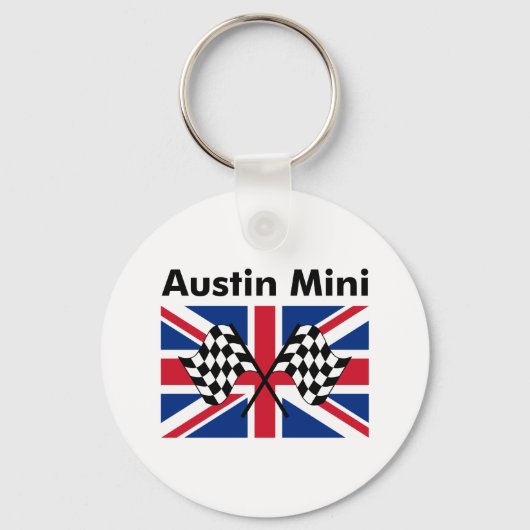 Classic Austin Mini Sleutelhanger (Voorkant)