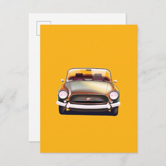  Classic auto Aankondigingskaart (Voorkant / Achterkant)