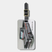 Classic auto afbeelding voor Bagage-Label-lederen Bagagelabel (Voorkant verticaal)
