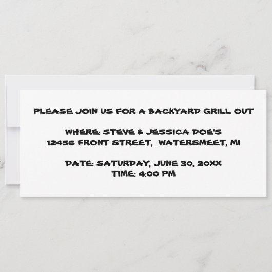 CLASSIC AUTO SHOW AUTO INVITATION VAN PARTIJ UITSC KAART (Achterkant)