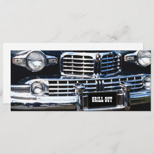 CLASSIC AUTO SHOW AUTO INVITATION VAN PARTIJ UITSC KAART (Voorkant / Achterkant)