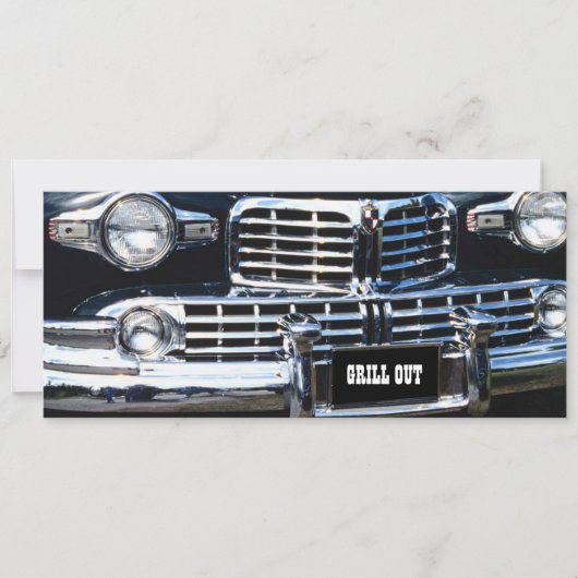 CLASSIC AUTO SHOW AUTO INVITATION VAN PARTIJ UITSC KAART (Voorkant)