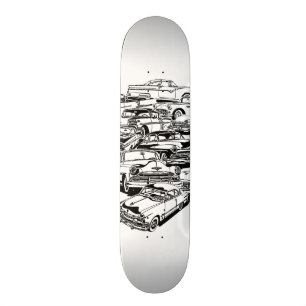 Classic auto skateboarddek persoonlijk skateboard