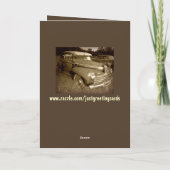 Classic Auto Vaderdag Kaart (Achterkant)