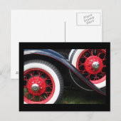 Classic autoband briefkaart (Voorkant / Achterkant)