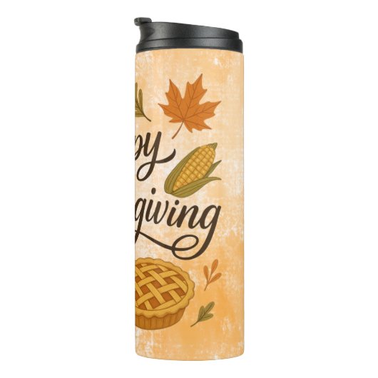 Classic Autumn/Thanksgiving  Thermosbeker (Geroteerd rechts)