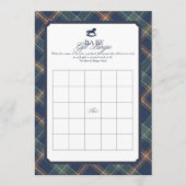 Classic Baby Gift Bingo Game Card Advieskaart (Voorkant)