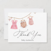 Classic Baby Girl Bedankt (Voorkant)