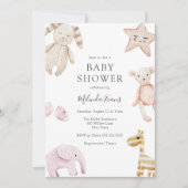 Classic Baby Meisje Baby shower Kaart (Voorkant)
