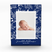 Classic Baby Newborn Birth Photo Custom Fotoblokken (Voorkant)
