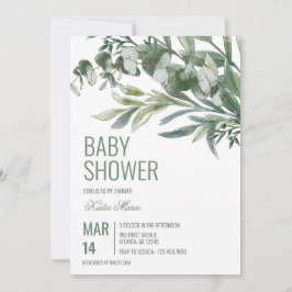 Classic Baby shower Uitnodigen Feestdagenkaart
