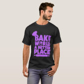 Classic Baking T Shirt Rolling Pin Chefs Pet (Voorkant volledig)