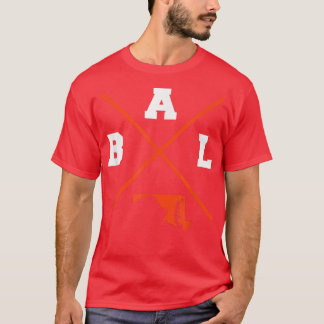 Classic BAL Baltimore Maryland Orange Vintage Outl T-shirt