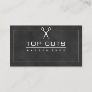 Classic Barber Shop Slanke achtergrond Visitekaartje