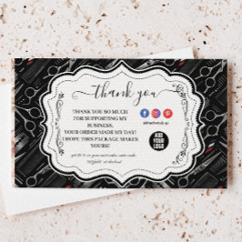 Classic Barbershop Tools Vintage Style Bedankkaart