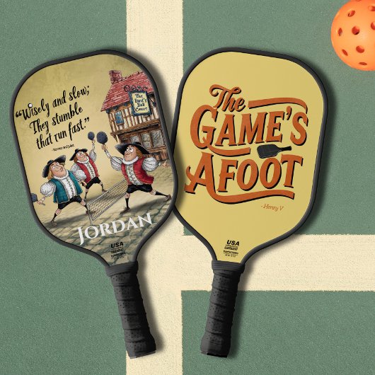Classic Bard's Pickler - pickleball liefhebber Paddle