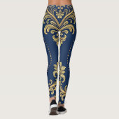 Classic Baroque Ornamental Gold Leggings (Achterkant)