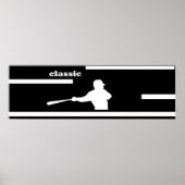 CLASSIC BASEBALL SWING POSTER (Voorkant)