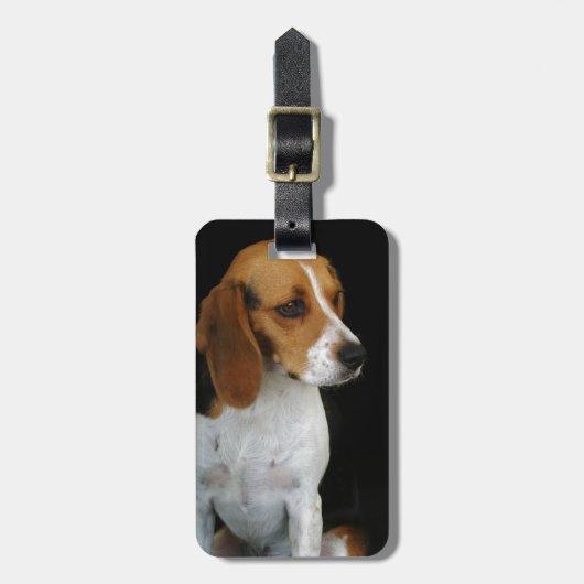 Classic Beagle Bagagelabel (Voorkant verticaal)