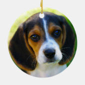 Classic Beagle Keramisch Ornament (Achterkant)