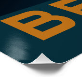 Classic Beagle Portret Retro Stijl Perfect Poster (Hoek)