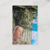 CLASSIC BEAUTY ANTIEK COLUMN Archeoloog Blauw Visitekaartje (Achterkant)