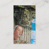 CLASSIC BEAUTY ANTIEK COLUMN Archeoloog Paarse Visitekaartje (Achterkant)