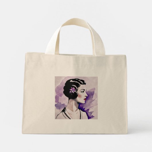  Classic Beauty Mini Tote Bag (Achterkant)