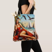 Classic  Beauty Pinup Tote Bag (Dichtbij)