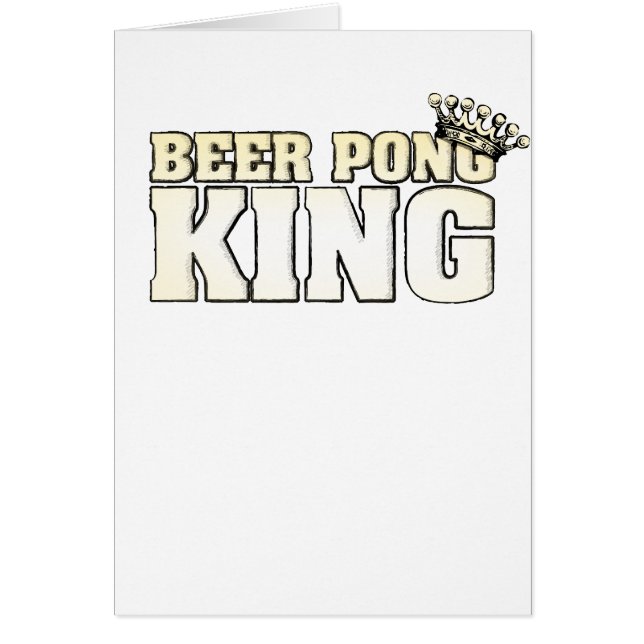 Classic Beer Pong King (Voorkant)