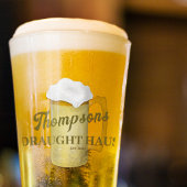 Classic Beer Retro gepersonaliseerd Glas