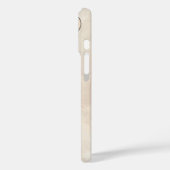 Classic Beige Bud Case-Mate iPhone Case (Achterkant / Links)