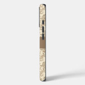 Classic Beige Damask Case-Mate iPhone Case (Achterkant / Links)