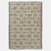 classic beige vintage nautical compass ornamental deken (Voorkant Verticaal)