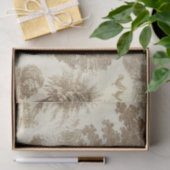 Classic Beige Wit Frans Chateau Toile Tissuepapier (Geschenk)