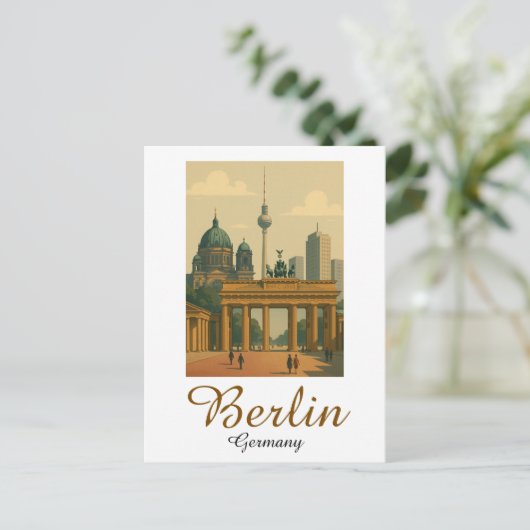 Classic Berlijn Duitsland Landmark Briefkaart (Staand voorkant)