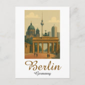 Classic  Berlijn Duitsland Landmark Briefkaart (Voorkant)