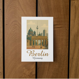 Classic  Berlijn Duitsland Landmark Briefkaart