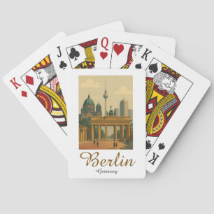 Classic Berlijn Duitsland Landmark Pokerkaarten