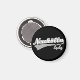 Classic Berlin Neukölln 44 Oldschool Logo Magneet