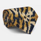 Classic Best Gifts For Men Tiger Print Stropdas (Opgerold)