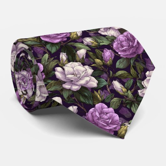 Classic Best Man Gardenias Stropdas (Opgerold)