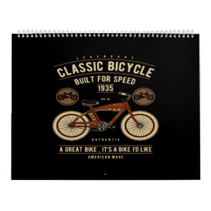 Classic bicycle built for speed kalender